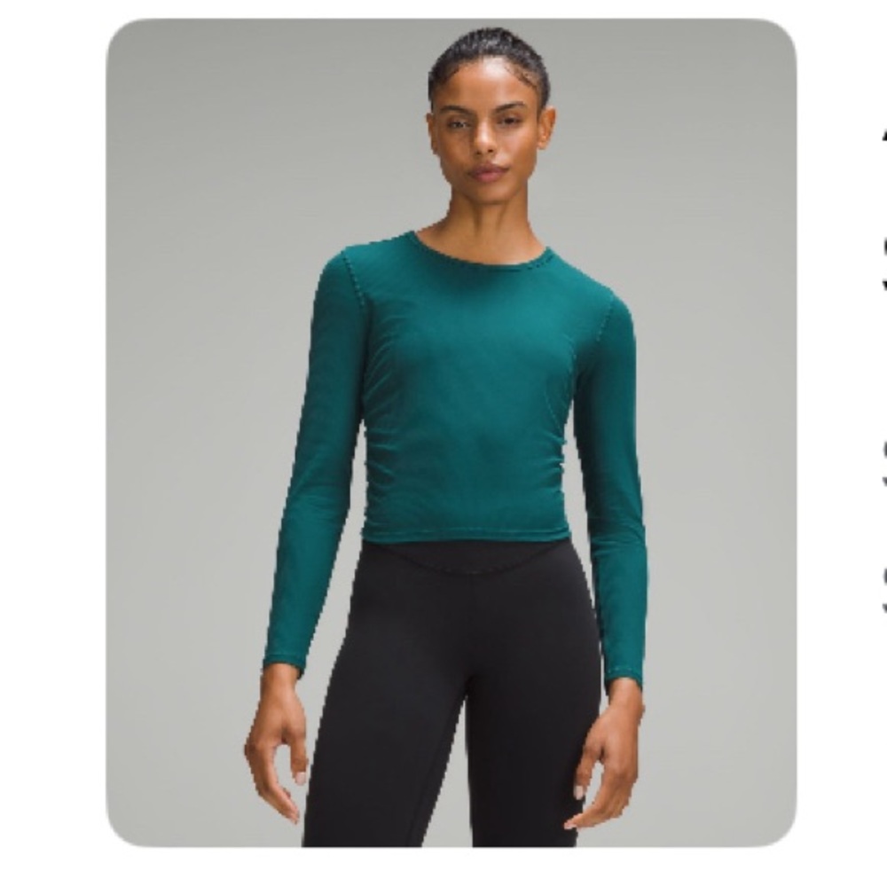 “All it takes ribbed long sleeve” lulu